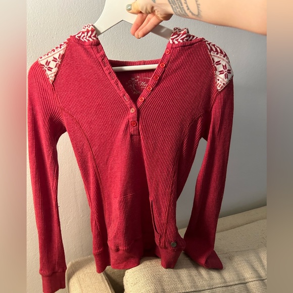 Red skinny winter sweater - Picture 1 of 3